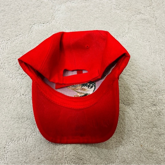 FISHING hat cap FISH Outdoor Sports Kiss MY BASS Camouflage Baseball Cap RED - Picture 2 of 5